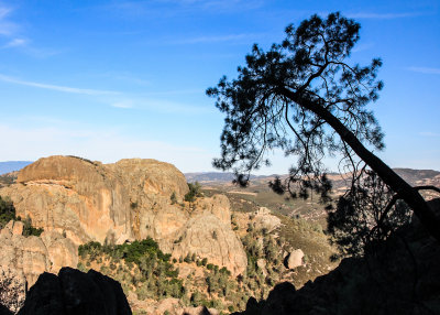 Resurrection Wall from the Juniper Canyon Trail in Pinnacles National Park