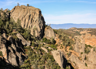 Scout Peak from the Juniper Canyon Trail in Pinnacles National Park
