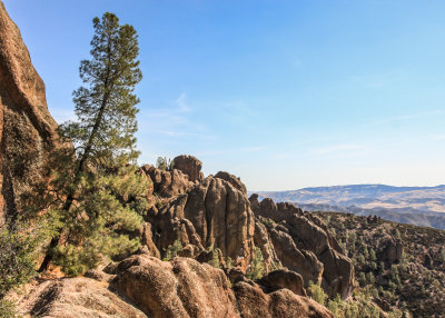 The view from the High Peaks in Pinnacles National Park