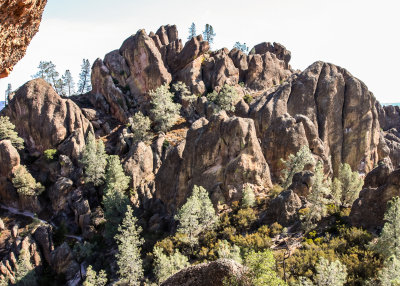 Along the High Peaks Trail in Pinnacles National Park