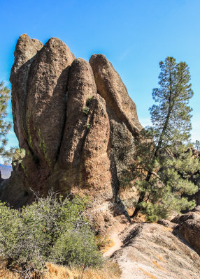 Rock formation in Pinnacles National Park
