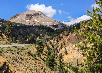 Lassen Peak in Lassen Volcanic National Park