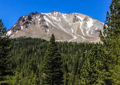 Lassen Peak in Lassen Volcanic National Park