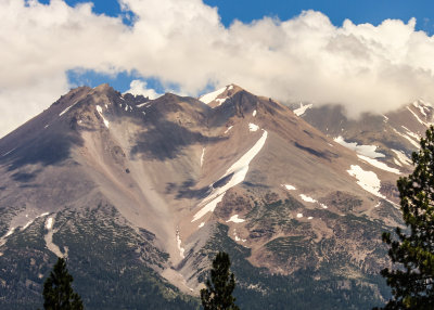 Cloud cover over Mount Shasta