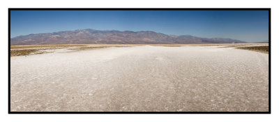 The lowest point in the Western Hemisphere at Badwater in Death Valley National Park