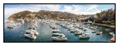 The peaceful Avalon Bay on Catalina Island