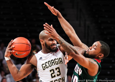 Yellow Jackets G Golden gets physical with MVS G Thaddeus Fauntleroy…
