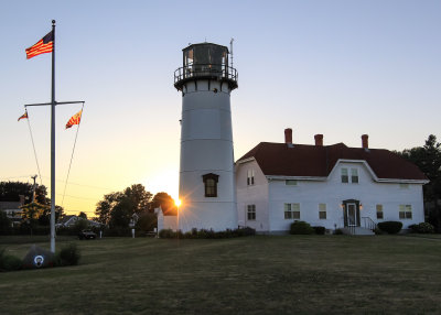 Chatham Light at sunset on Cape Cod