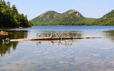 North and South Bubbles on the north end of Jordan Pond in Acadia National Park