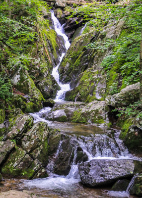 Dark Hollow Falls along the Rose River Trail in Shenandoah National Park