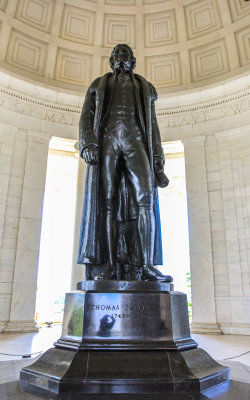 The Thomas Jefferson statue in Washington DC