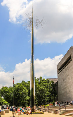 Tower in front of the National Air and Space Museum in Washington DC