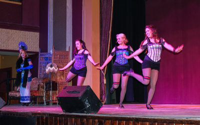 Saloon Dancers on the Grand Palace stage