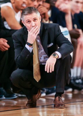 Georgia Tech Yellow Jackets Head Coach Brian Gregory watches his team in action