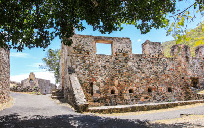 The Annaberg Sugar Mill ruins in Virgin Islands National Park