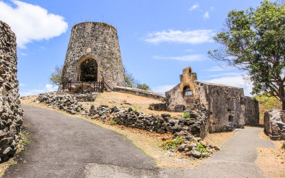 The Annaberg Sugar Mill ruins in Virgin Islands National Park