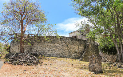 The Annaberg Sugar Mill ruins in Virgin Islands National Park