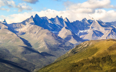 The approach to the Arrigetch Peaks in Gates of the Arctic National Park