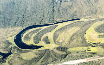 Circle Lake, our landing zone, in Gates of the Arctic National Park