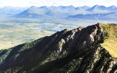 The mountains of the Brooks Range in Gates of the Arctic National Park