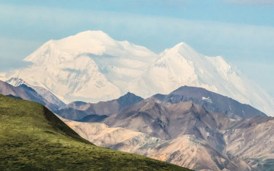Mount McKinley from the Park Road in Denali National Park