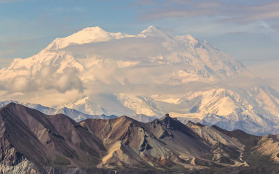 Park Road view of Mount McKinley in Denali National Park