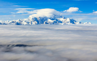 Mount McKinley above the clouds