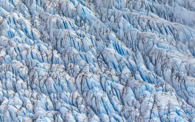 Ruth Glacier on Mount McKinley from the air