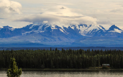 Mt. Drum in Wrangell-St. Elias National Park as seen from the Richardson Highway