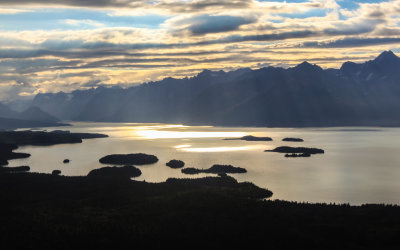 Early morning over Lake Clark in Lake Clark National Park