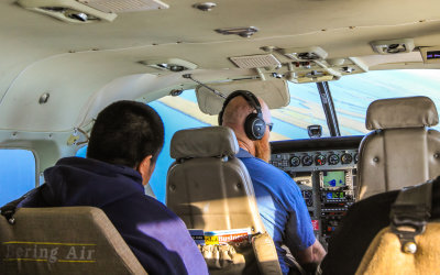 Bering Air flight to Ambler and ultimately Kobuk Valley National Park