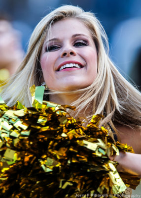 Georgia Tech Dance Team member is flawless on the sidelines
