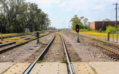 Railroad crossing on E. 142nd Street