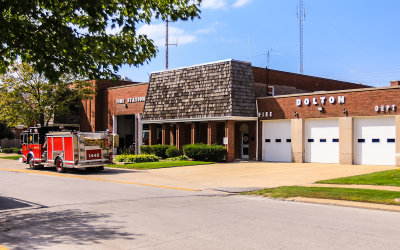Dolton Fire Department building on Park Avenue
