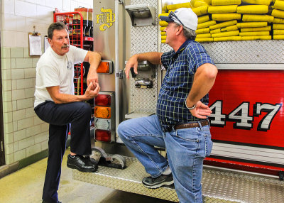 Dolton Firefighter and David discuss the town over the years