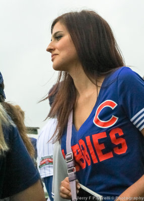 A Chicago Cubs Fan at Wrigley Field