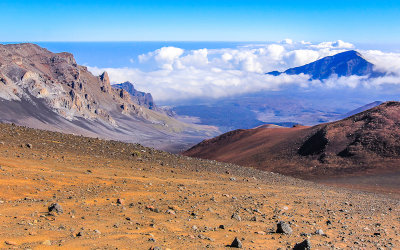 Haleakala Crater as viewed from the Keoneheehee (Sliding Sands) Trail in Haleakala National Park