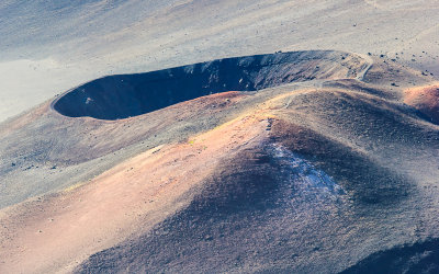 Ka luu o ka Oo (Plunge of the digging stick) cinder cone in Haleakala National Park