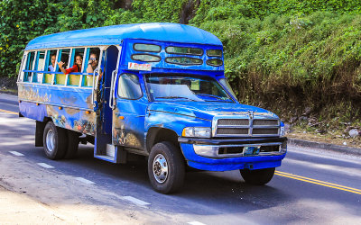 Aiga (family) buss from Leone in American Samoa