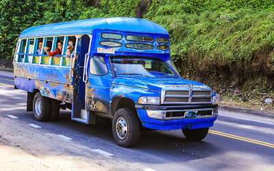 Aiga (family) buss from Leone in American Samoa