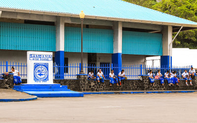 Samoana High School in Pago Pago in American Samoa
