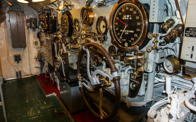 Control Room inside the USS Bowfin in Pearl Harbor