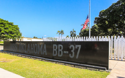 USS Oklahoma Memorial in Pearl Harbor