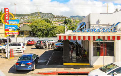 Leonards Bakery, an institution in Honolulu, near Waikiki Beach