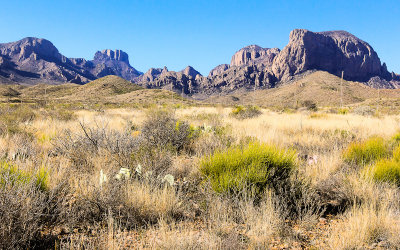The Chisos Mountain Range in Big Bend National Park