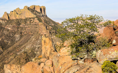 Casa Grande Peak from the Lost Mine Trail in Big Bend National Park