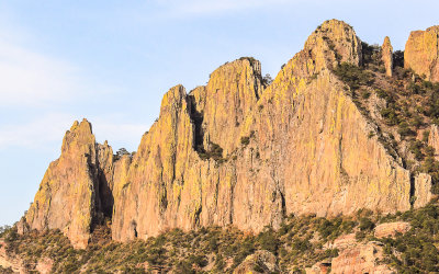 Mountain view along the Lost Mine Trail in Big Bend National Park