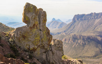 View from the Lost Mine Trail in Big Bend National Park