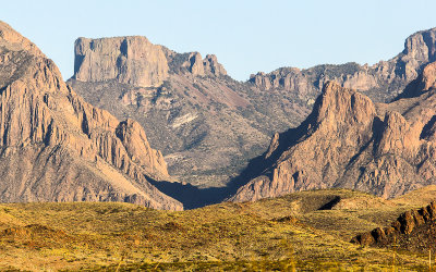 View of the Chisos Basin through the Window in Big Bend National Park