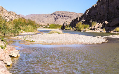 The Rio Grande River in Big Bend National Park